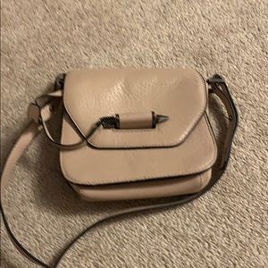 Pink leather Mackage cross body